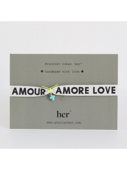 Bracelet message Her - Amore n°1