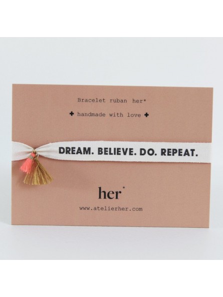 Bracelet message Her - Dream n°2