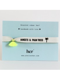 Bracelet message Her - Sunsets n°2
