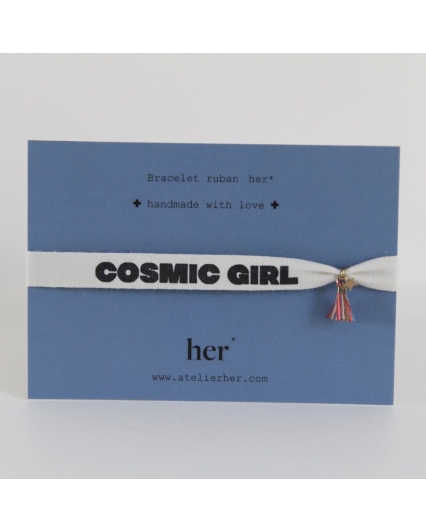Bracelet message Her - Cosmic girl n°1
