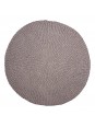 Tapis crochet coton gris 80 cm diamètre - House Doctor