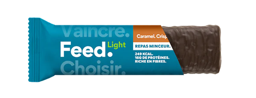 Nouvelle barre repas minceur feed - Caramel Crispy